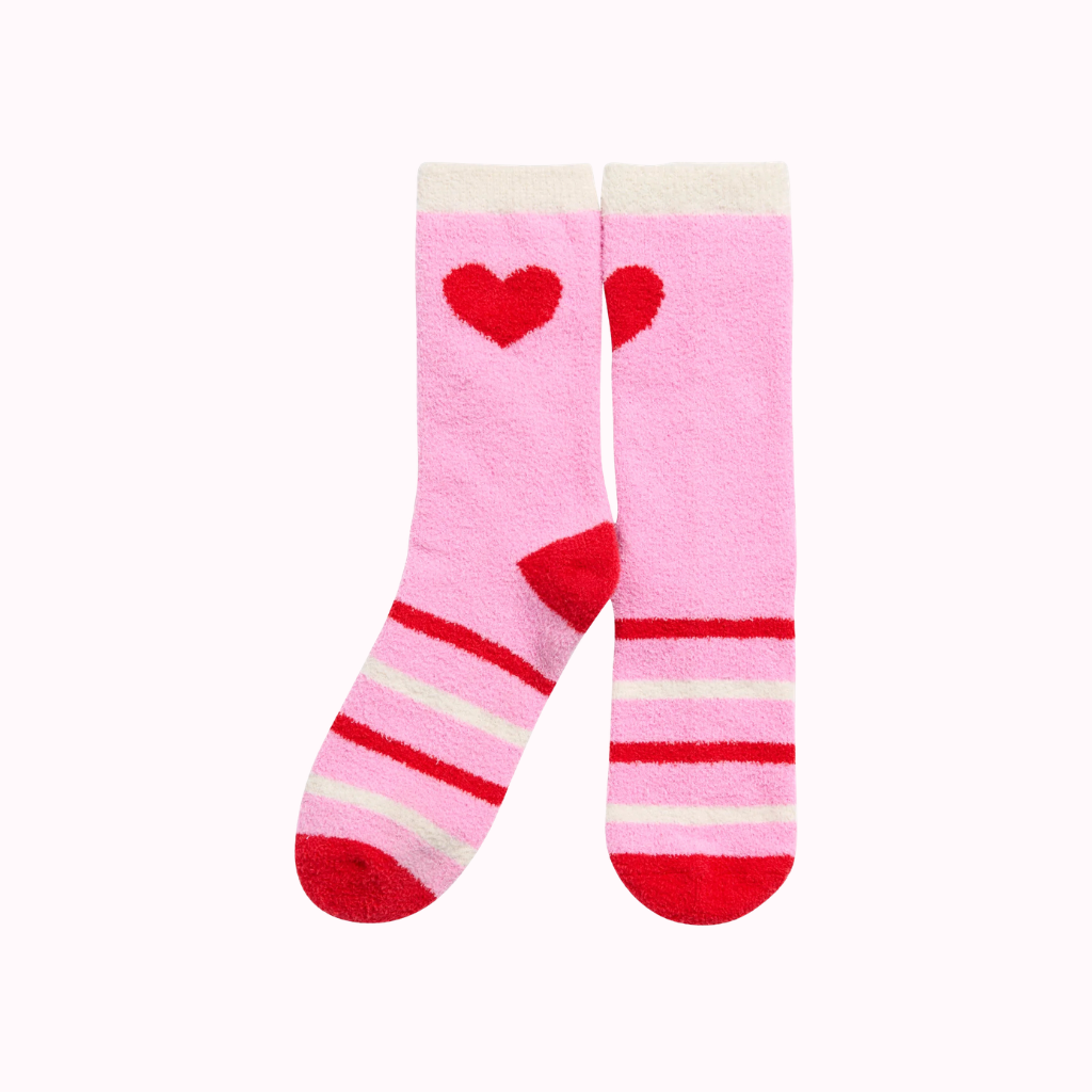 Shiraleah / Heart Socks, Pink