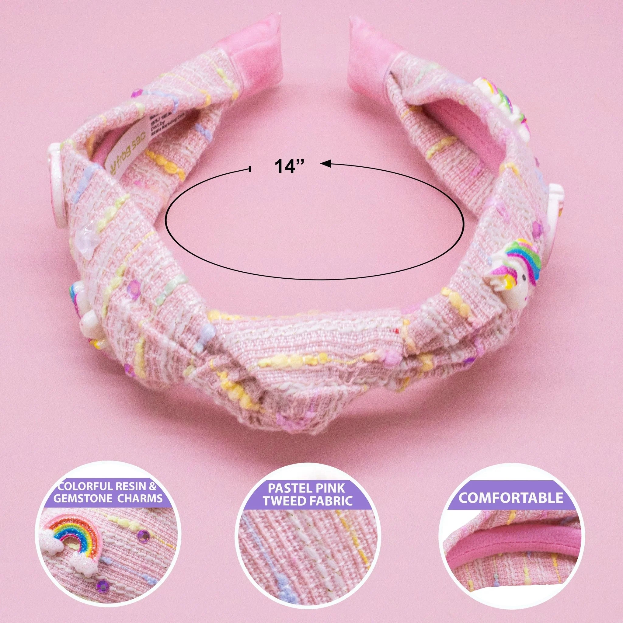 Kids Unicorn Knot Headband