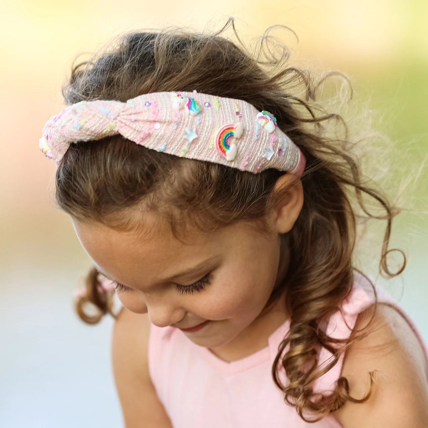 Kids Unicorn Knot Headband